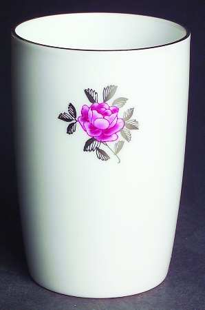 Silver Rose 6 Oz Tumbler by Fukagawa