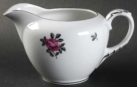 Silver Rose Creamer