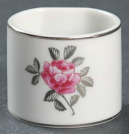 Silver Rose Napkin Ring