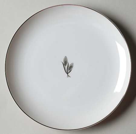 Silver Wheat Salad Plate