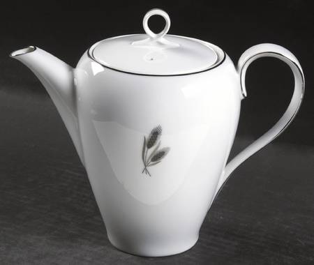 Silver Wheat Small Teapot & Lid by Fukagawa