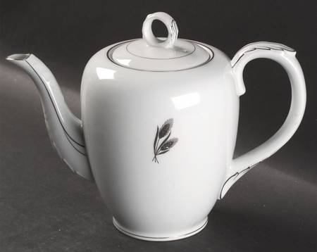 Silver Wheat Teapot & Lid by Fukagawa