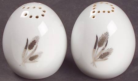 Silver Wheat Salt & Pepper Set