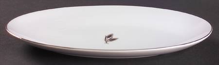 Silver Wheat Relish/Gravy Underplate