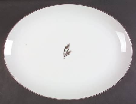 Silver Wheat 16" Oval Serving Platter