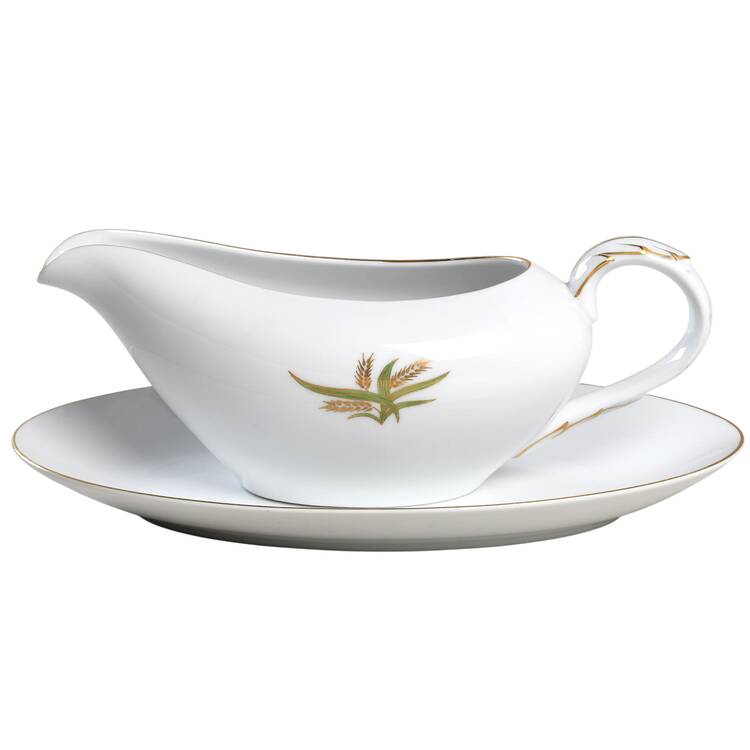 Wheat Gravy Boat & Underplate