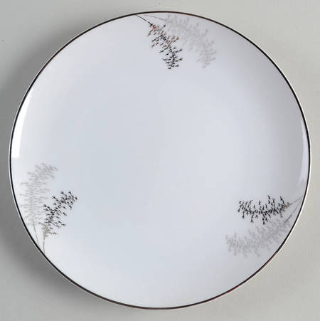 White Rose Salad Plate