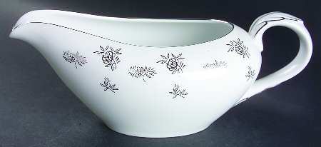 White Rose Gravy Boat