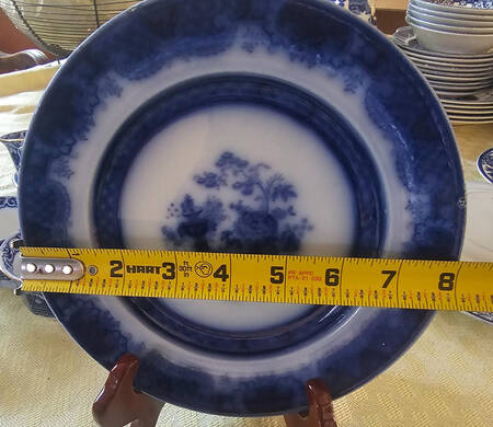 Indian Jar (Flow Blue) Salad Plate