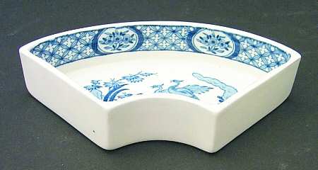 Old Chelsea Blue (Blue Birds, Flowers) Lazy Susan-Side Dish