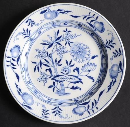Onion Blue Bread & Butter Plate