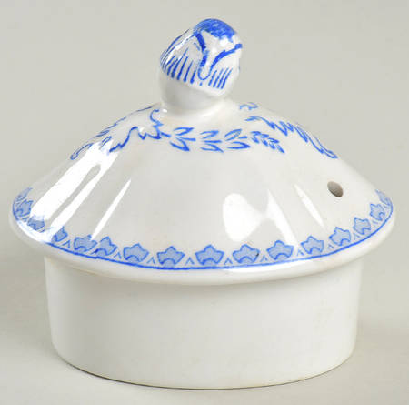 Quail Blue (Round Quail Backstamp) Lid for Teapot