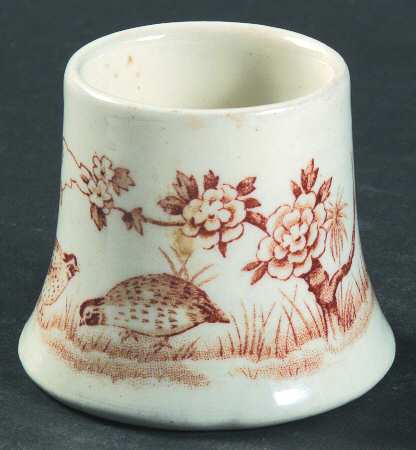 Quail Brown Toothpick Holder