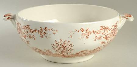 Quail Brown Tureen No Lid