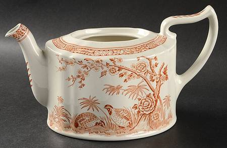 Quail Brown Teapot No Lid