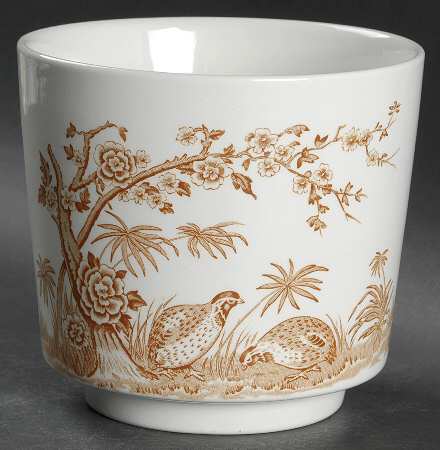 Quail Brown 4" Flower Pot