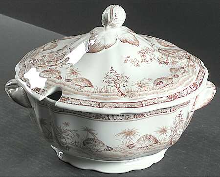 Quail Brown Tureen & Lid