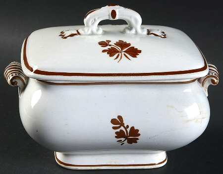 Tea Leaf Sugar Bowl & Lid
