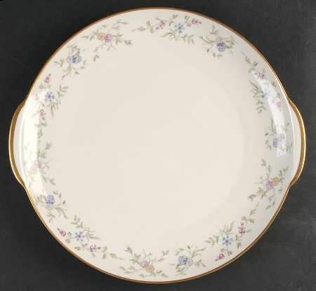 01695 Handled Cake Plate
