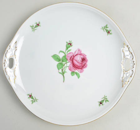 02171 Handled Cake Plate