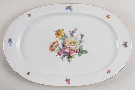 Ancestral Dresden 16" Oval Serving Platter