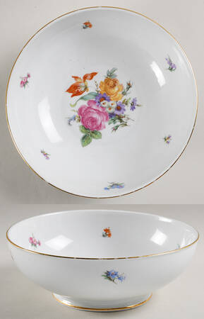Ancestral Dresden 8" Round Vegetable Bowl