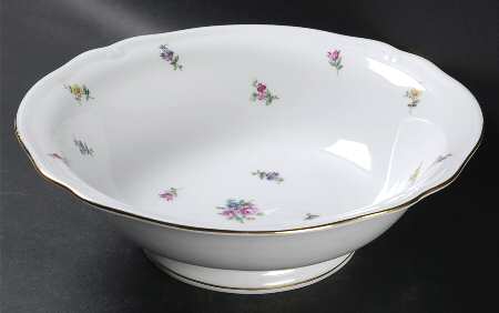 Dresden Flower 9" Round Vegetable Bowl