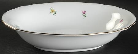 Dresden Flower 9" Oval Vegetable Bowl