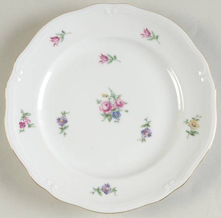 Dresden Flower Bread & Butter Plate