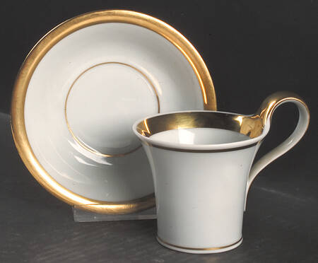 Empire Flat Cup & Saucer Set