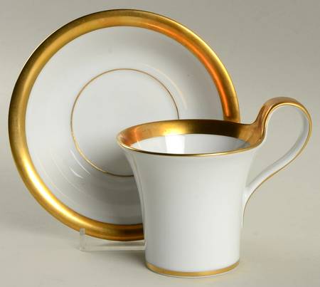 Empire Flat Cup & Saucer Set