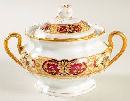FUR13 Sugar Bowl & Lid
