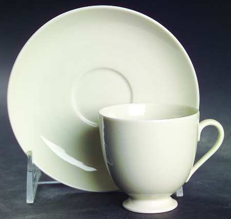 FUR7 Footed Demitasse Cup & Saucer Set