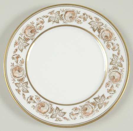 Gerverot Rose (Gold Verge) Bread & Butter Plate