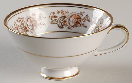 Gerverot Rose (Gold Verge) Footed Cup