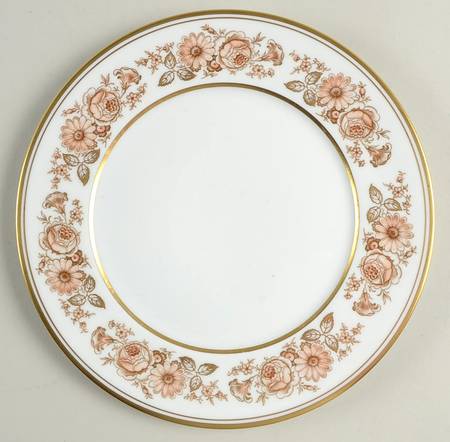 Gerverot Rose (Gold Verge) Salad Plate
