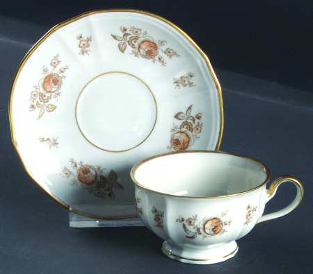 Germaine Footed Demitasse Cup & Saucer Set
