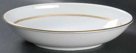 Golden Laurel 9" Oval Vegetable Bowl