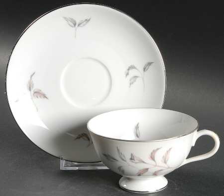 Illusion Footed Cup & Saucer Set