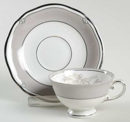 Kenmore Footed Demitasse Cup & Saucer Set