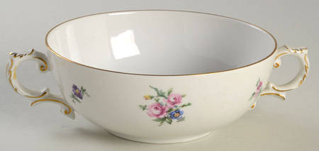 Millefleur Flat Cream Soup Bowl