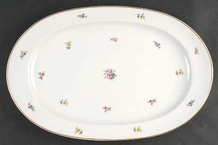 Millefleur 15" Oval Serving Platter