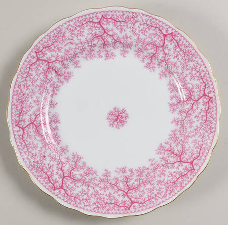 Park Lane Pink (Scalloped) Salad Plate