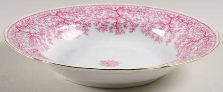 Park Lane Pink (Scalloped) Rim Soup Bowl