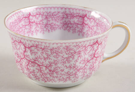 Park Lane Pink (Scalloped) Flat Cup