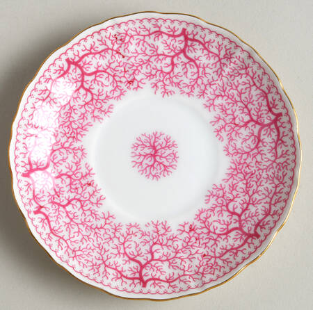 Park Lane Pink (Scalloped) Saucer for Demitasse Cup