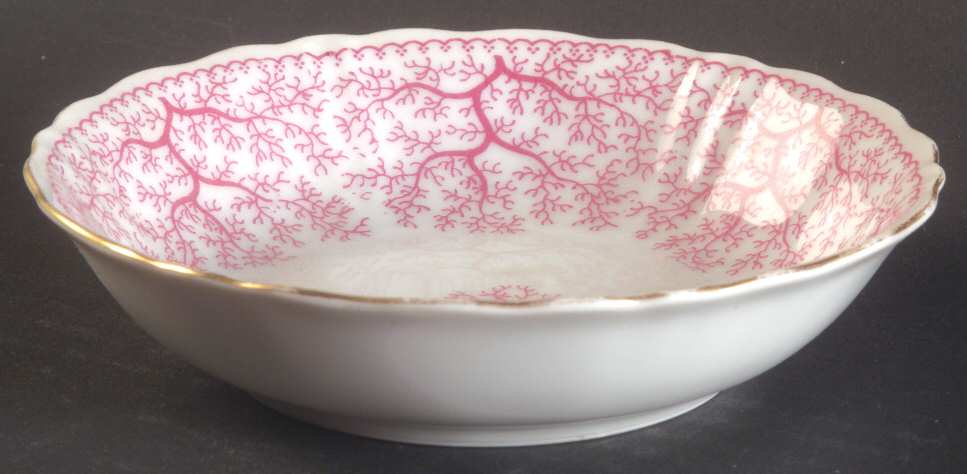 Park Lane Pink (Scalloped) Fruit/Dessert (Sauce) Bowl