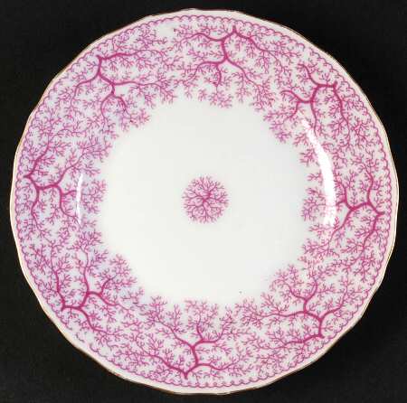 Park Lane Pink (Scalloped) Bread & Butter Plate