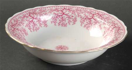 Park Lane Pink (Scalloped) Rim Cereal Bowl