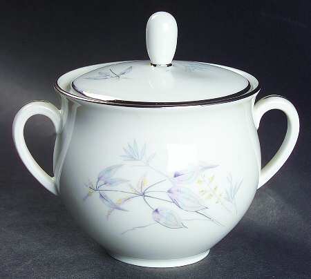 Pastel Sugar Bowl & Lid